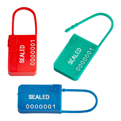 plastic padlock seal - Model 2001 Stock plastic padlock seal - Model 2001 Stock